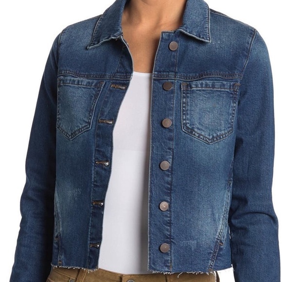 KUT From the Kloth- Brene Jacket With Raw Hem - Picture 1 of 3
